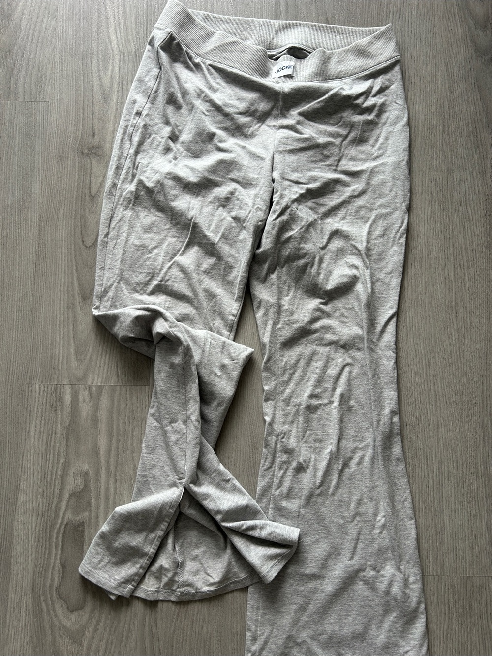 Jockey women’s Gray Fold-Over Waistband Leggings